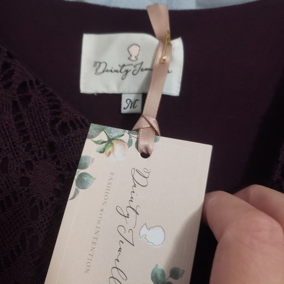 NWT Purple Size Medium Dainty Jewells Dress - Picture 3 of 5